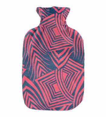 abstract geo hot water-bottle