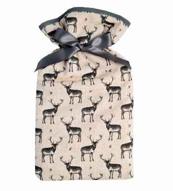 grey stag hot water bottle