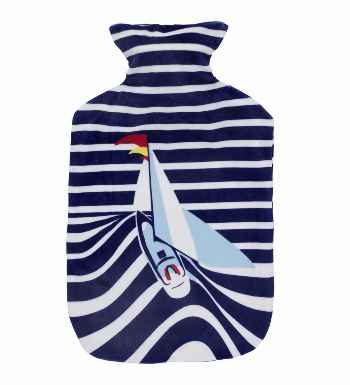 yacht wave hot water bottle