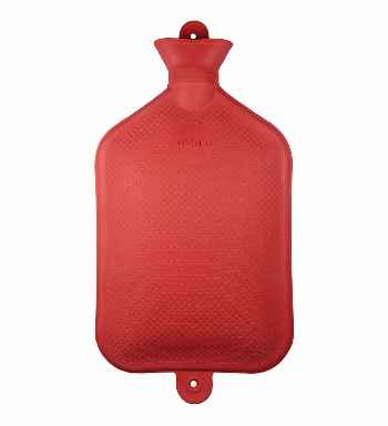 jumbo 3 litre red hot water bottle