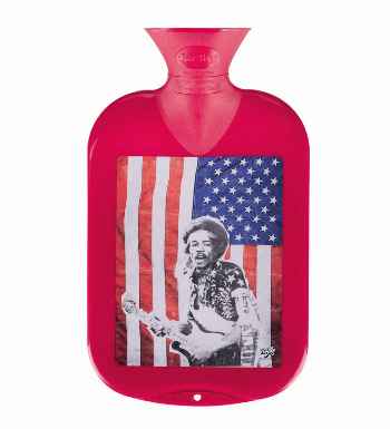 USA Jimi Hendrix hot water bottle