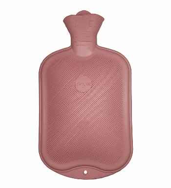 Sänger pink hot water bottle