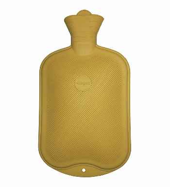 yellow Sänger hot water bottle