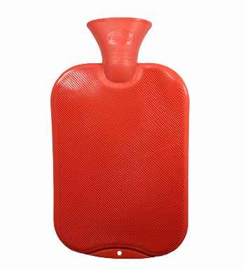 coral latex free hot water bottle