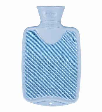 fashy blue small hot water bottle