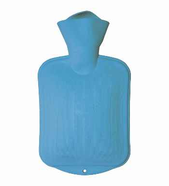 blue Sänger small hot water bottle