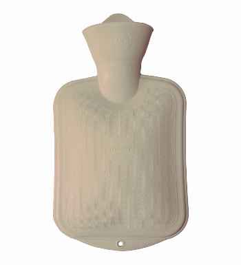 white Sänger small hot water bottle