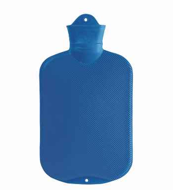 blue Sänger double rib plasticiser free hot water bottle