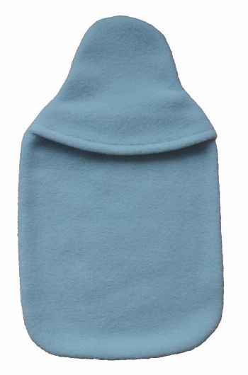 powder blue hot water bottle cover