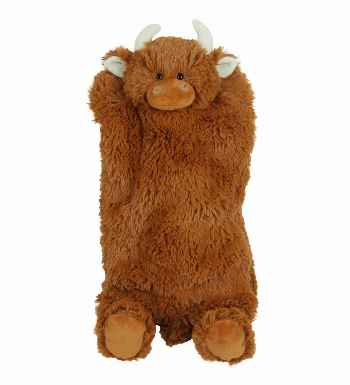 highland cow hot water bottle