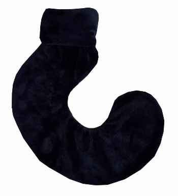 navy blue collar hot water bottle