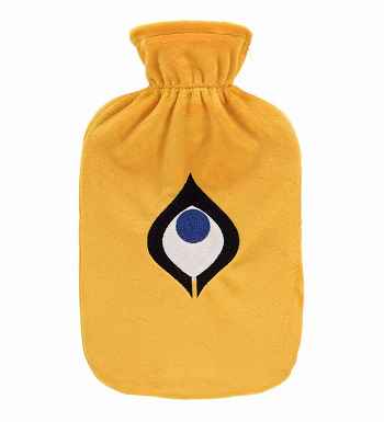 Yellow Vintage Hot Water Bottle