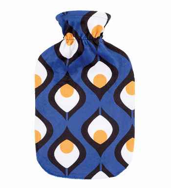 Vintage Teardrops Latex Free Hot Water Bottle