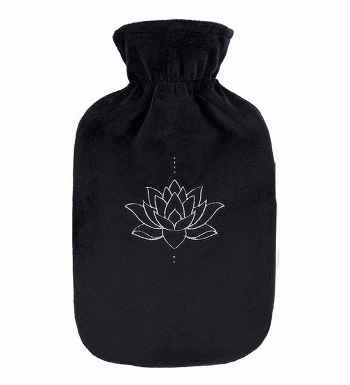 Flower Glitter Latex Free Hot Water Bottle