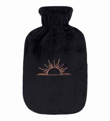 Sun Glitter Latex Free Hot Water Bottle