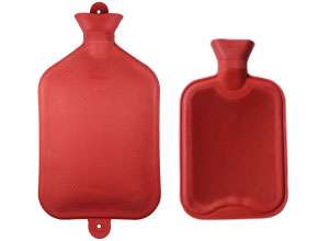 Jumbo size compared to standard hot water bottle