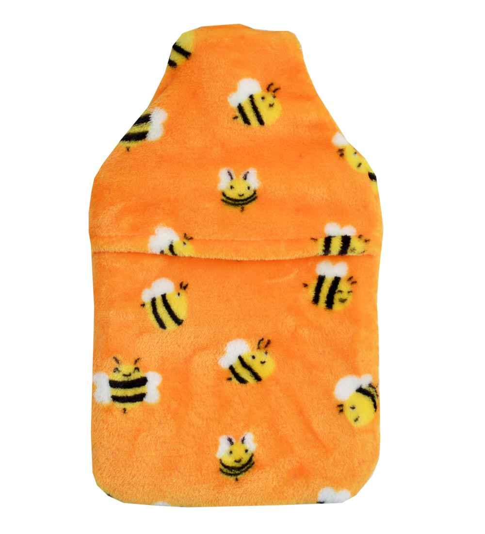 bees hot water bottle cover