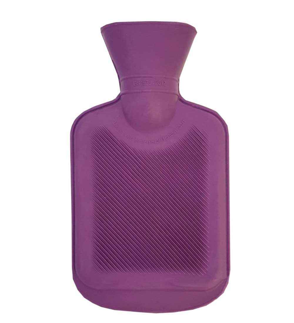 lilac mini hot water bottle