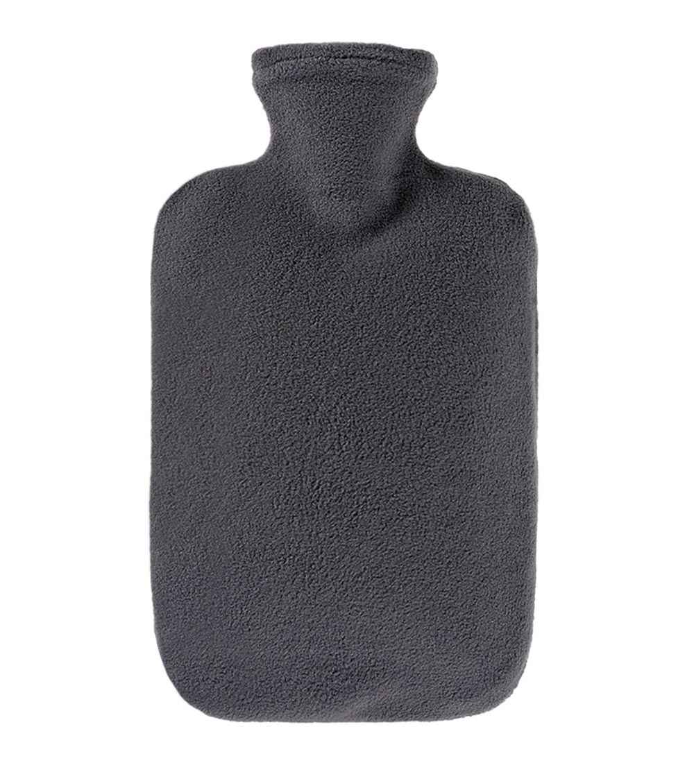 anthracite fashy fleece hot water bottle