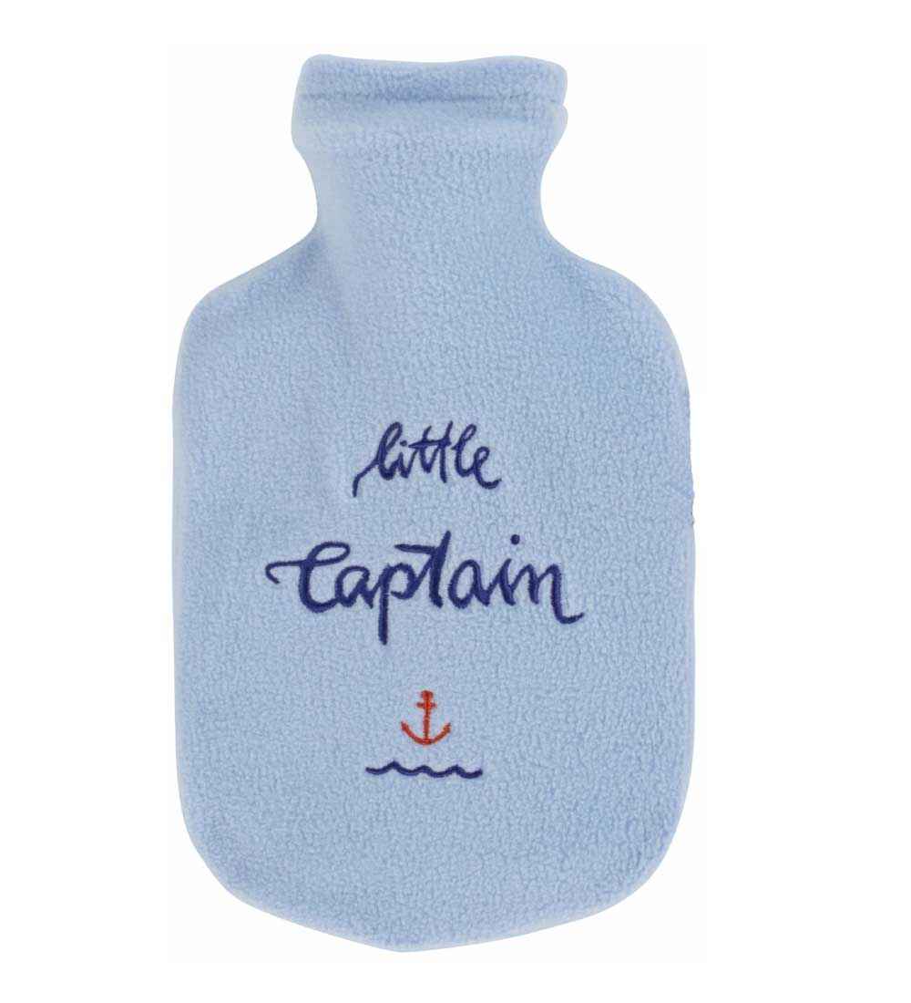 little captain blue hot water bottle