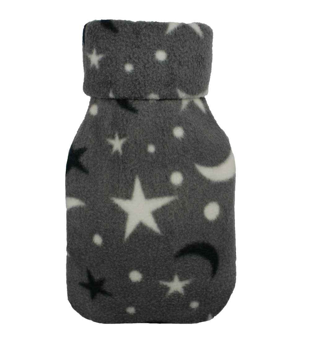 mini hot water bottle stars moon