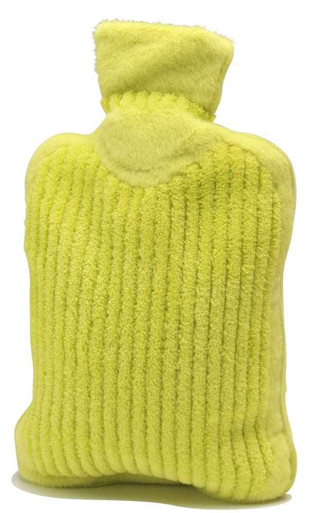 green bottle shape heat pack