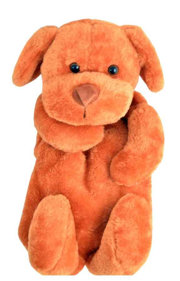 golden puppy hot water bottle