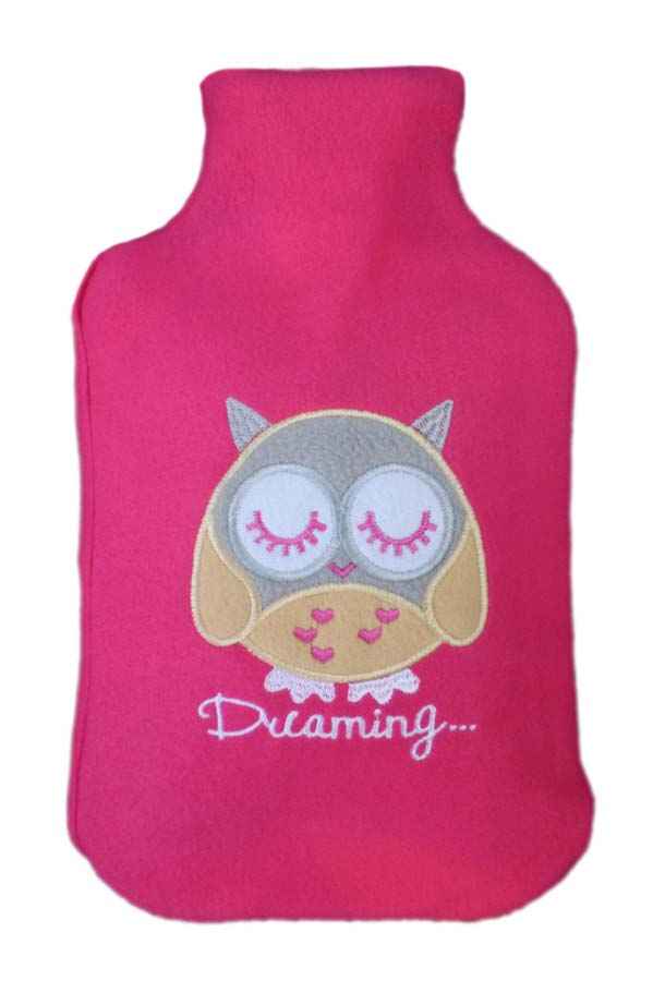 dreaming owl hot water bottles