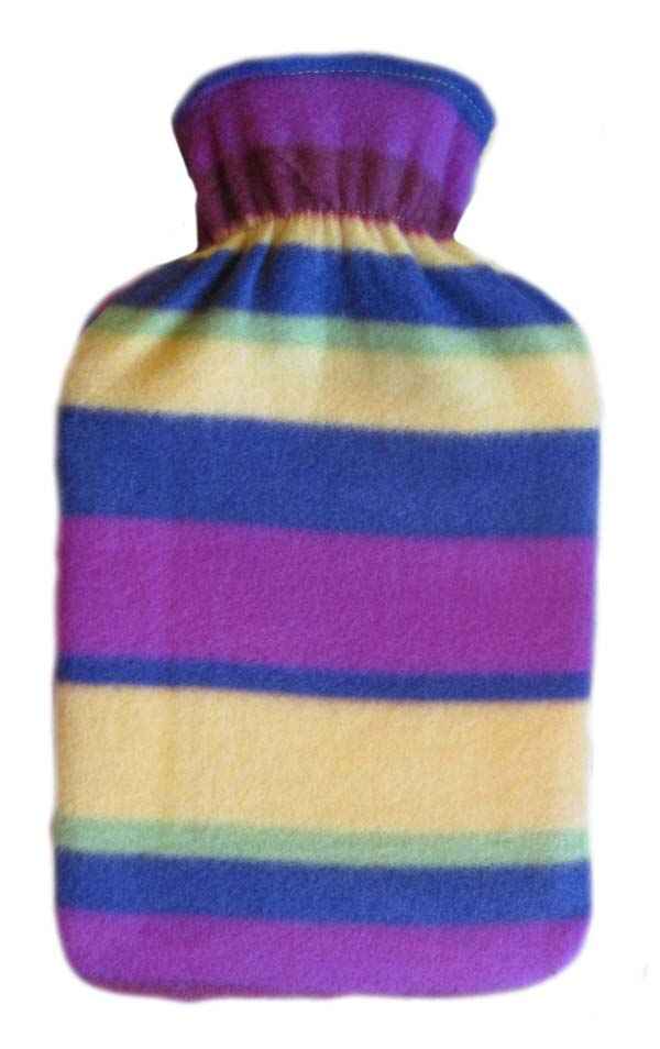 candy stripe hot water bottle