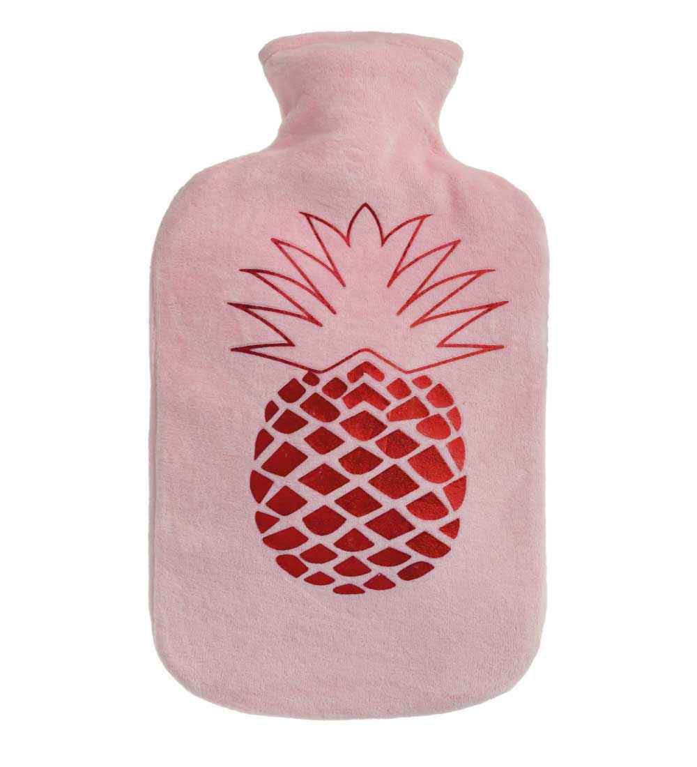 pineapple hot water bottle