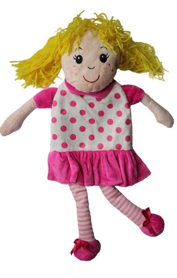 rag doll hot water bottle