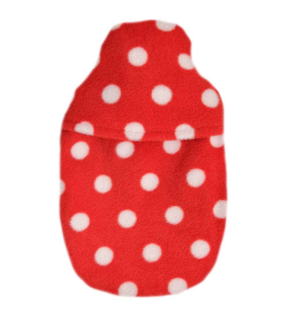 red spots small hot water bottle