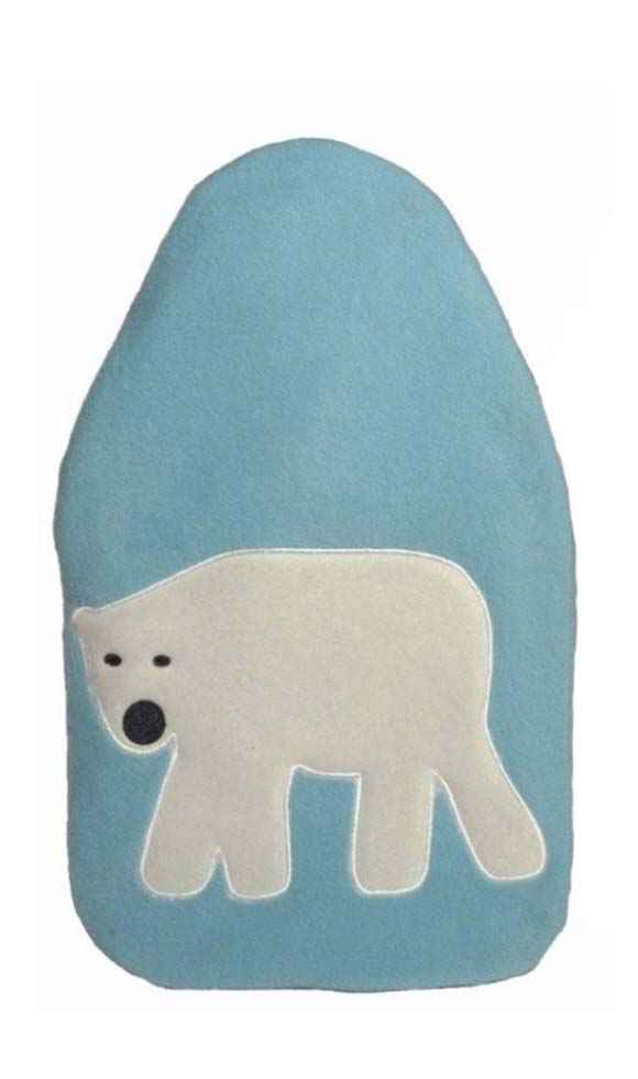 polar bear cover with hot water bottle