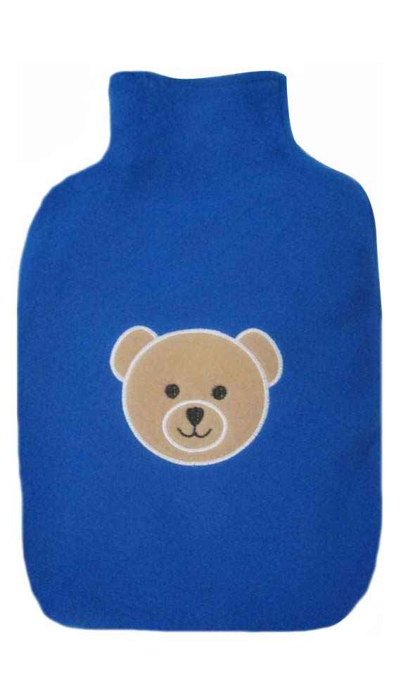 bear face hot water bottle