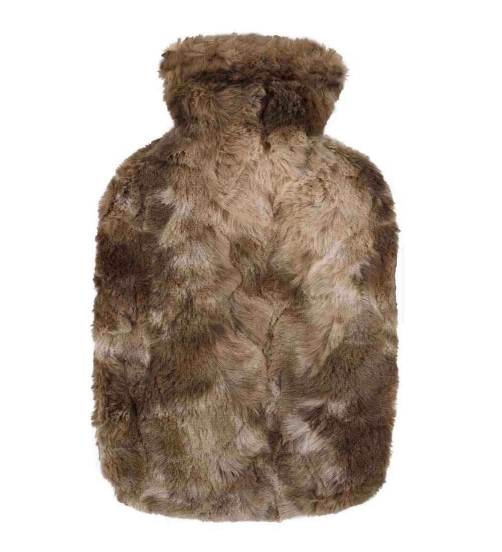 calf faux fur hot water bottle