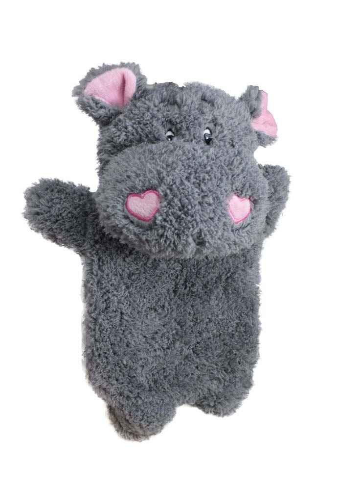 grey hippo hot water bottle