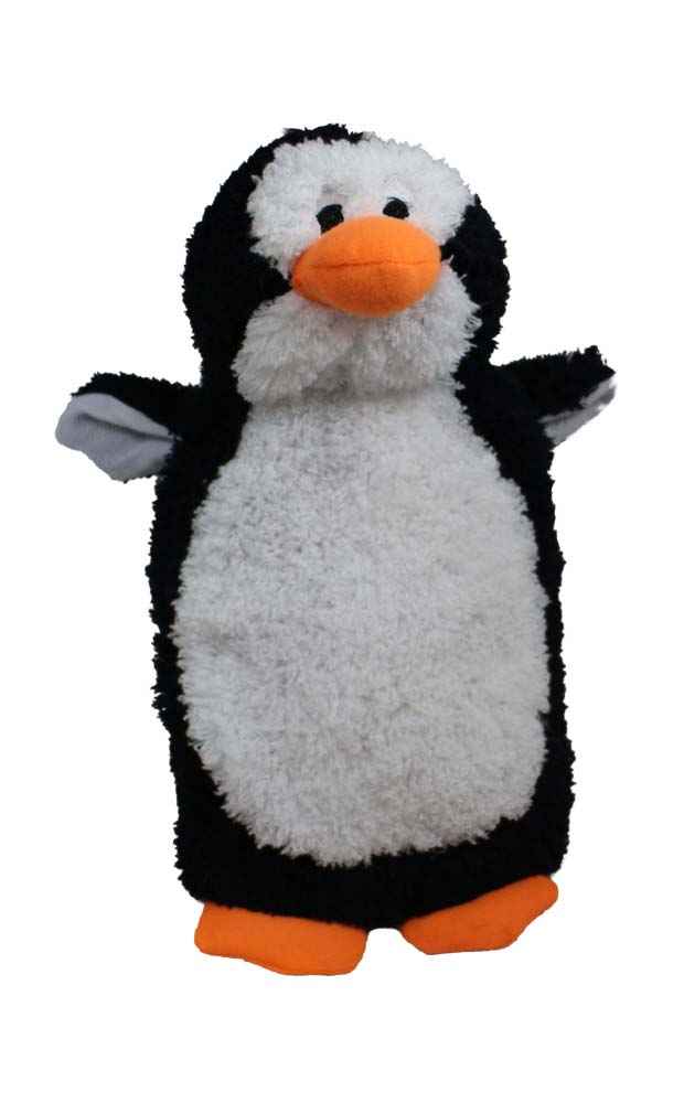 black penguin hot water bottle