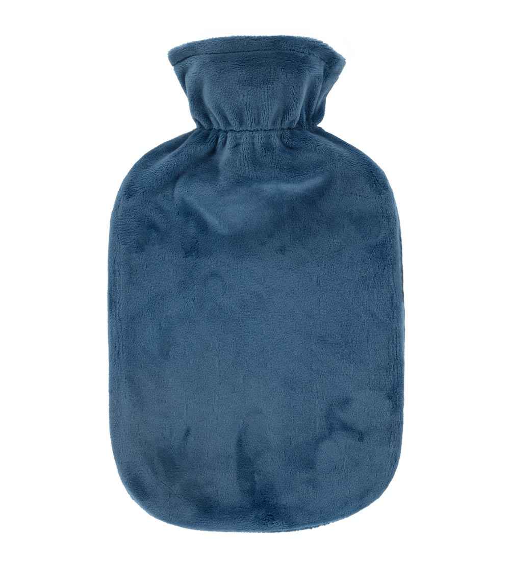 petrol velour hot water bottle