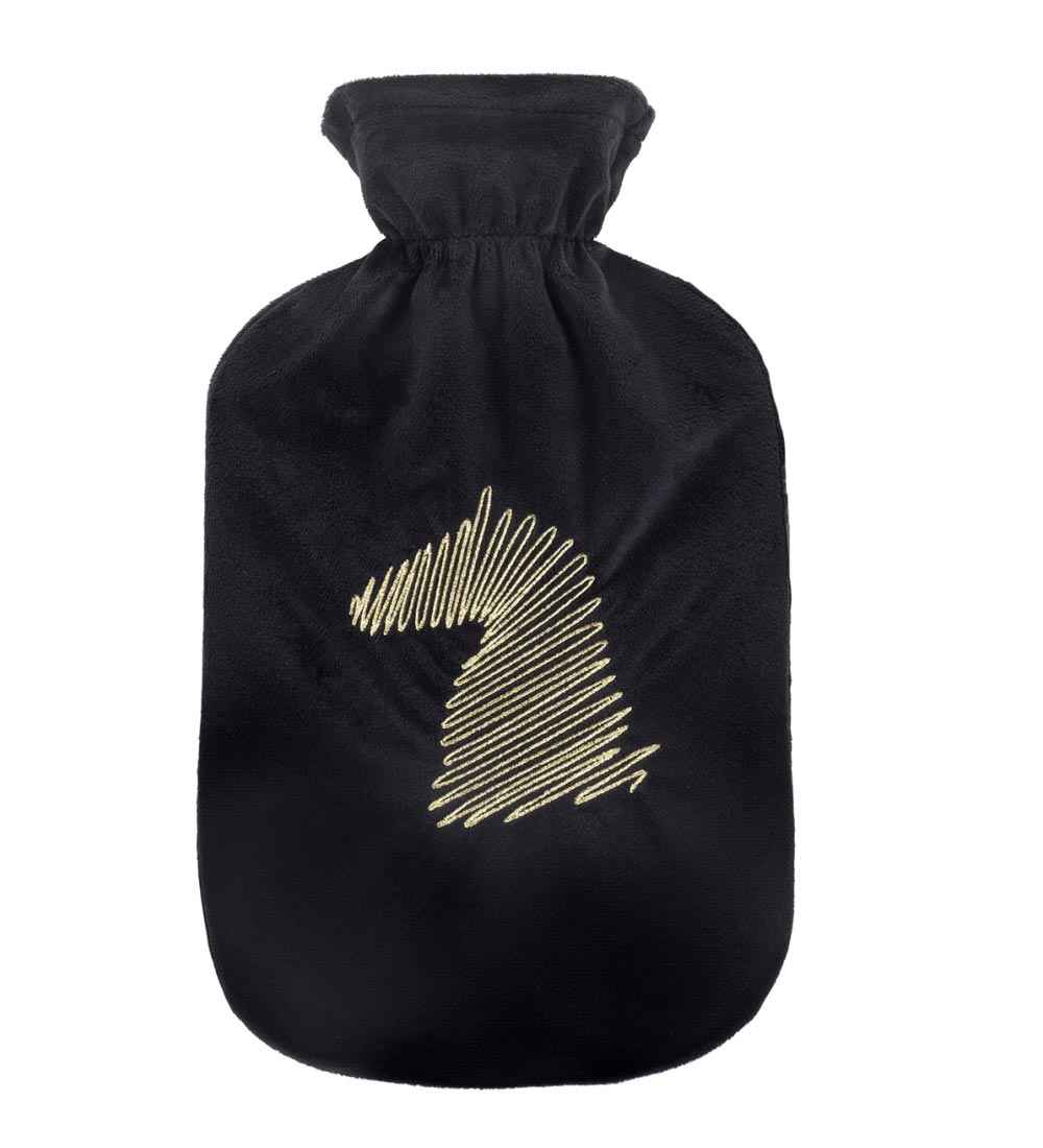 gold horse hot water bottle