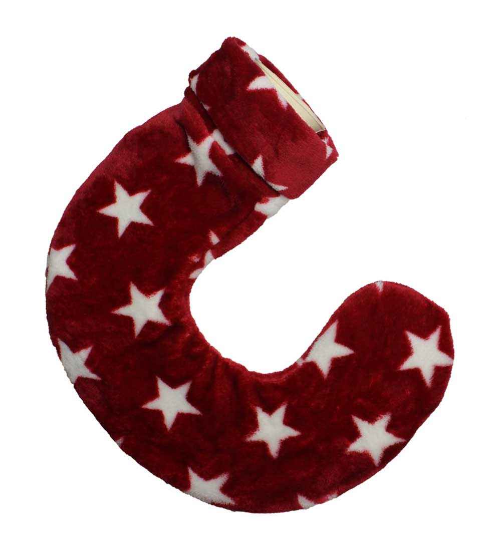 red star neck warmer hot water bottle