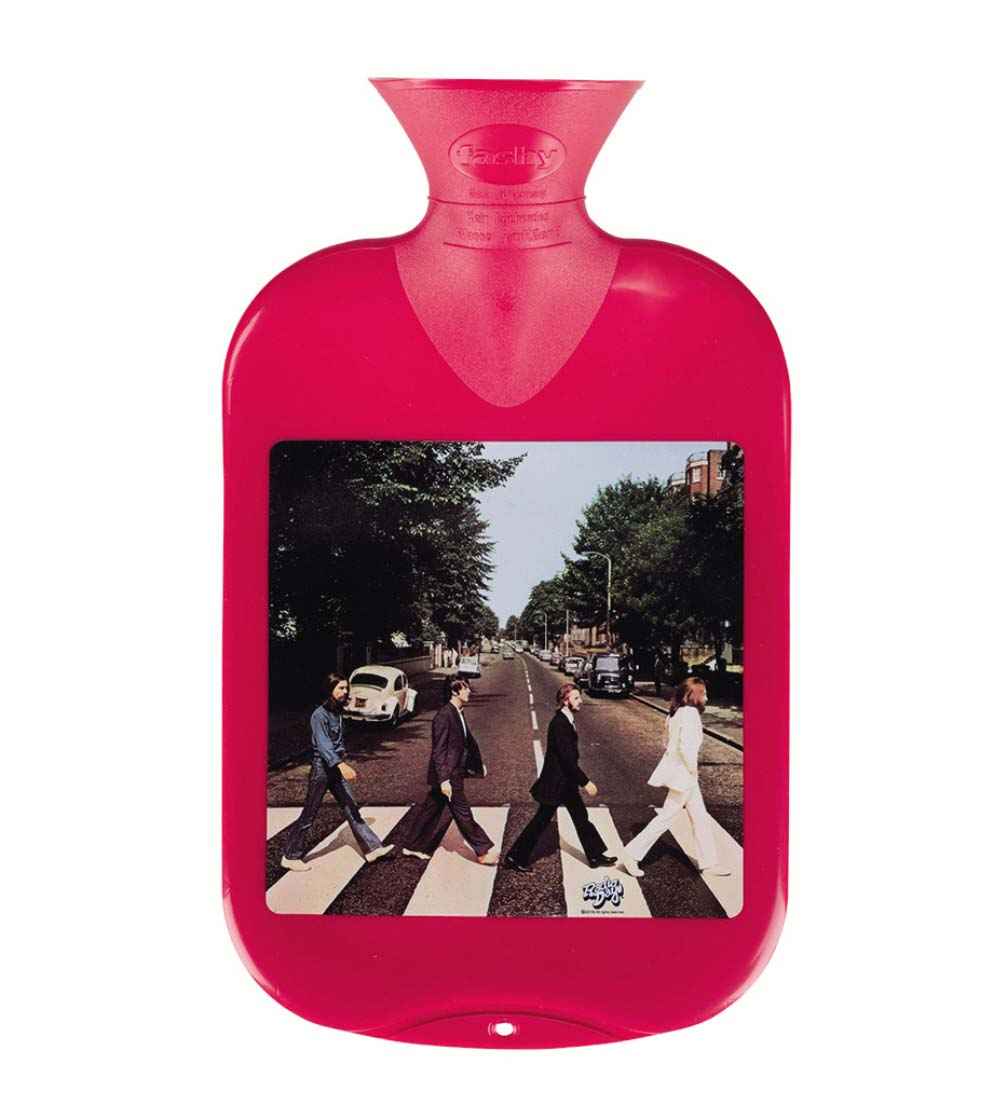 beatles abbey road hot water bottle