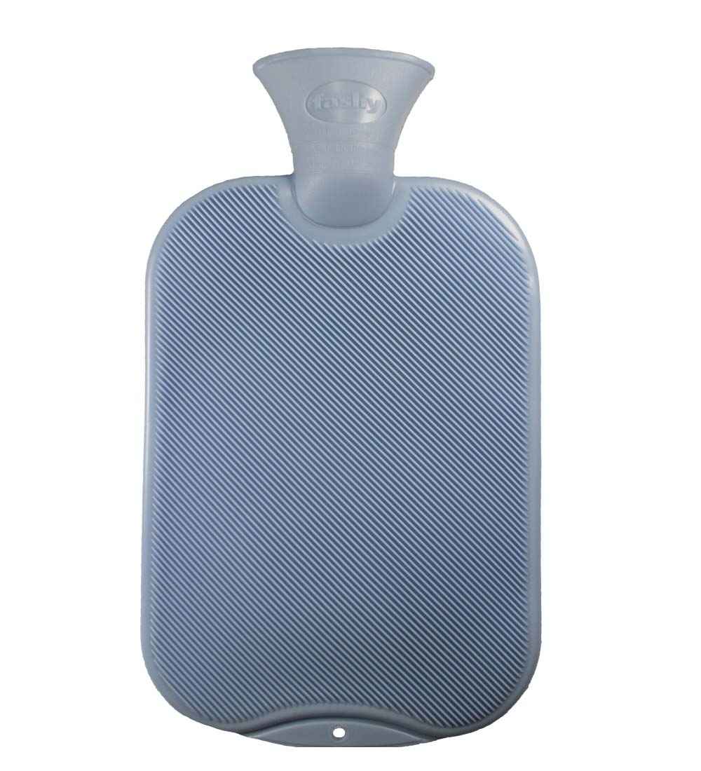 powder blue non rubber hot water bottle