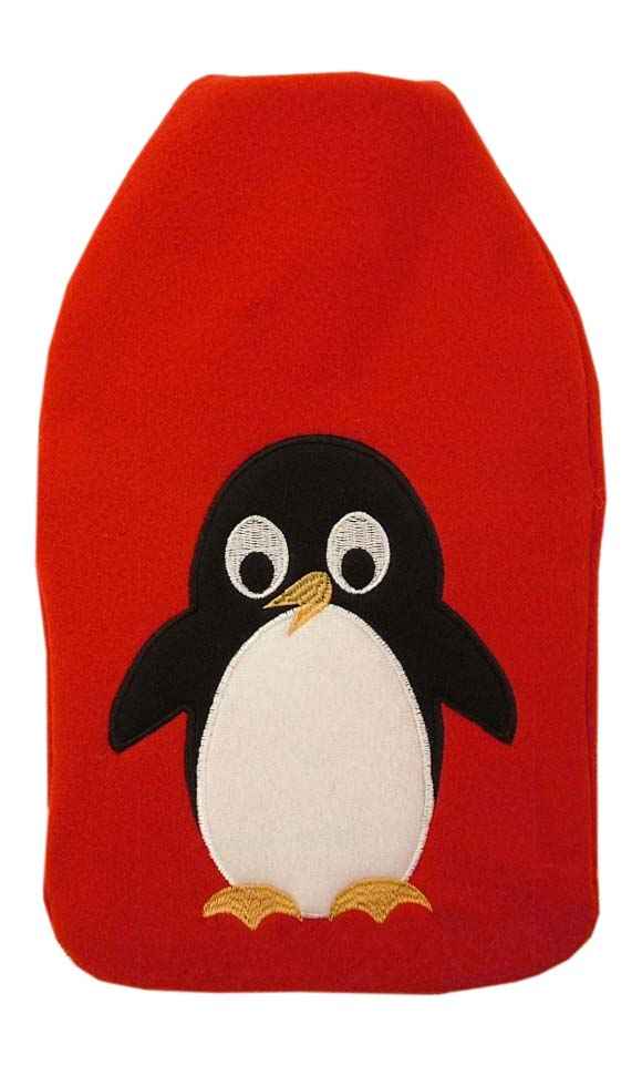 penguin hot water bottle cover