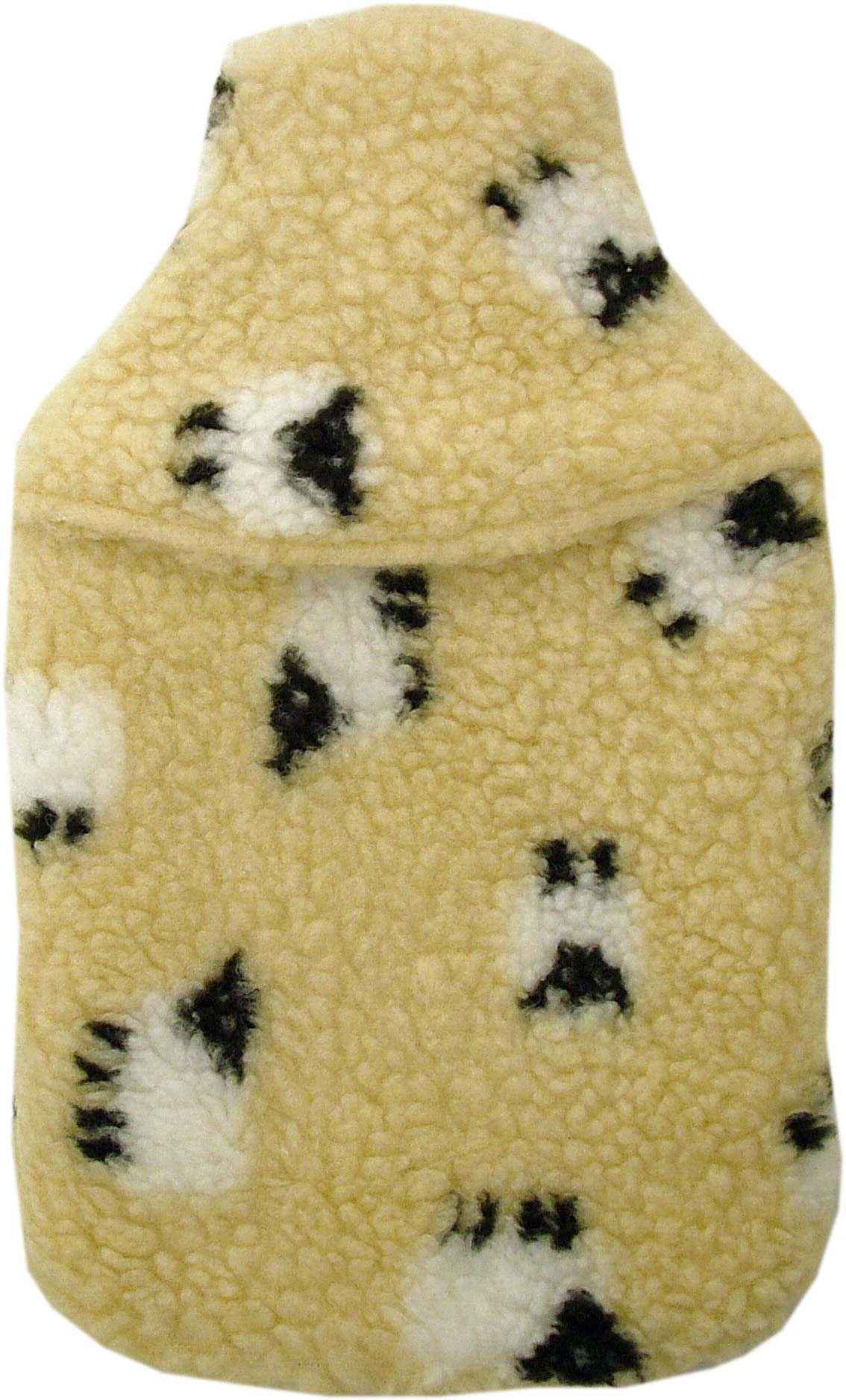 sheep fleece hot water bottle cover