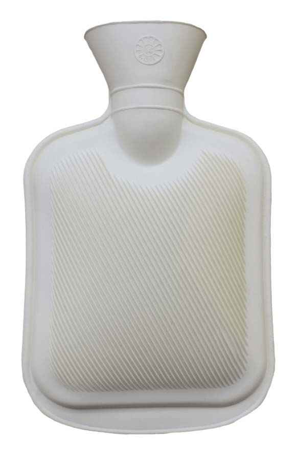 small cream rubber bottle