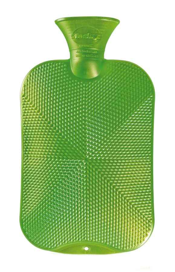 lime green pvc hot water bottle