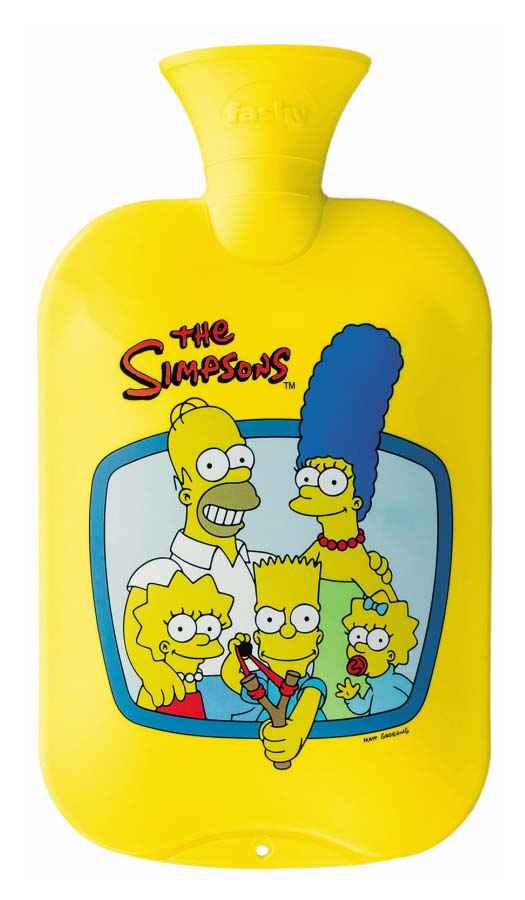 the simpsons hot water bottle