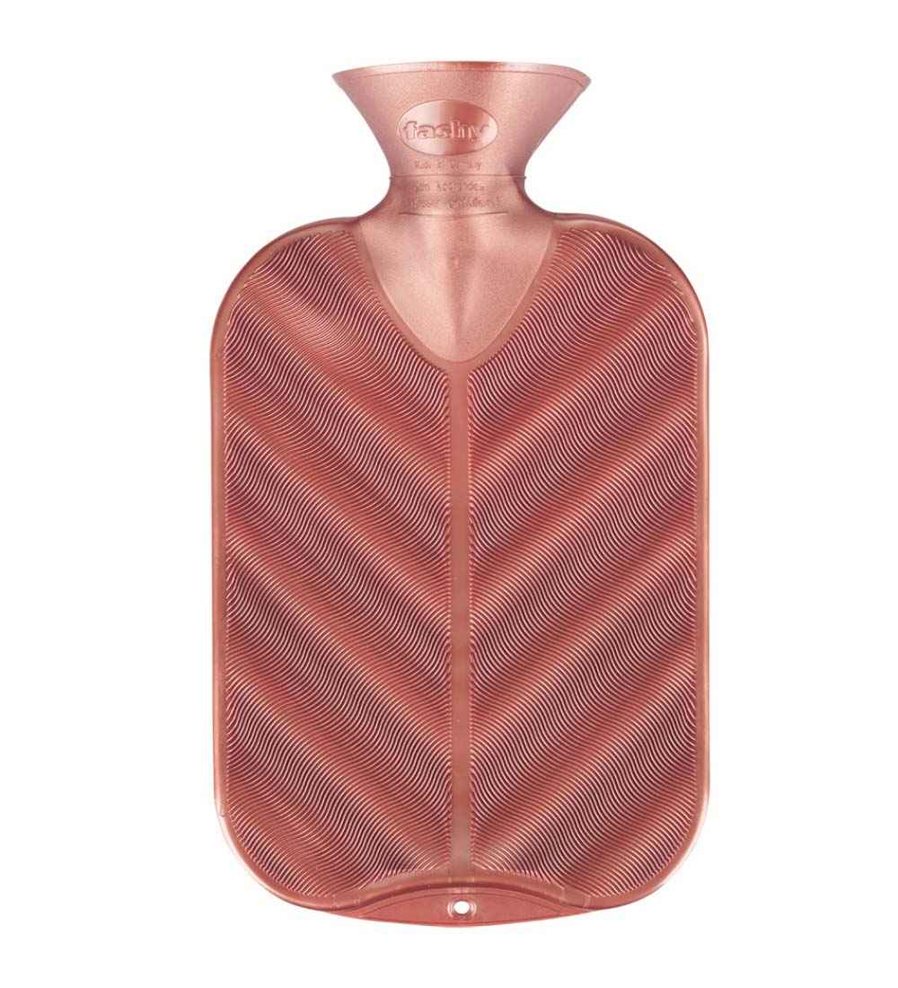 rose gold hot water bottle