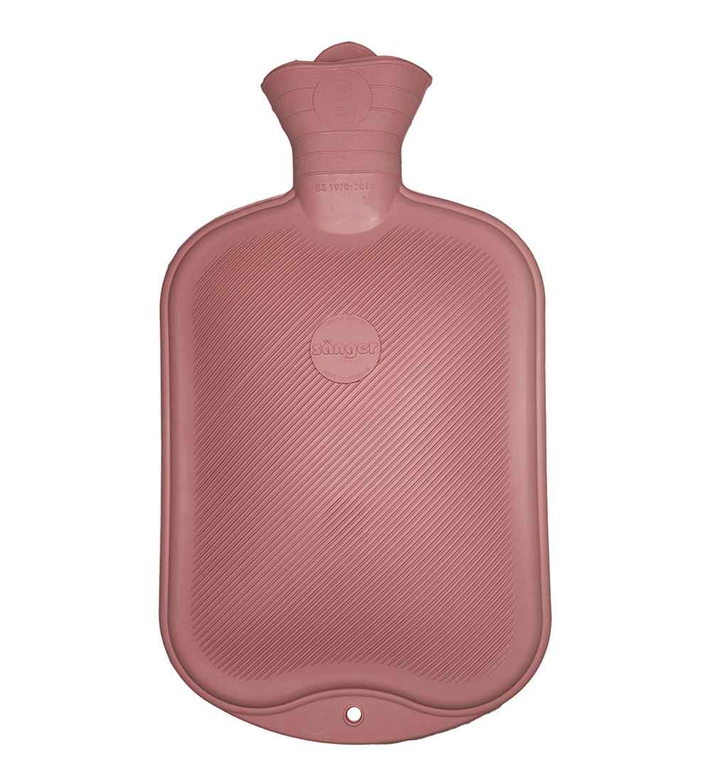 Sänger pink hot water bottle