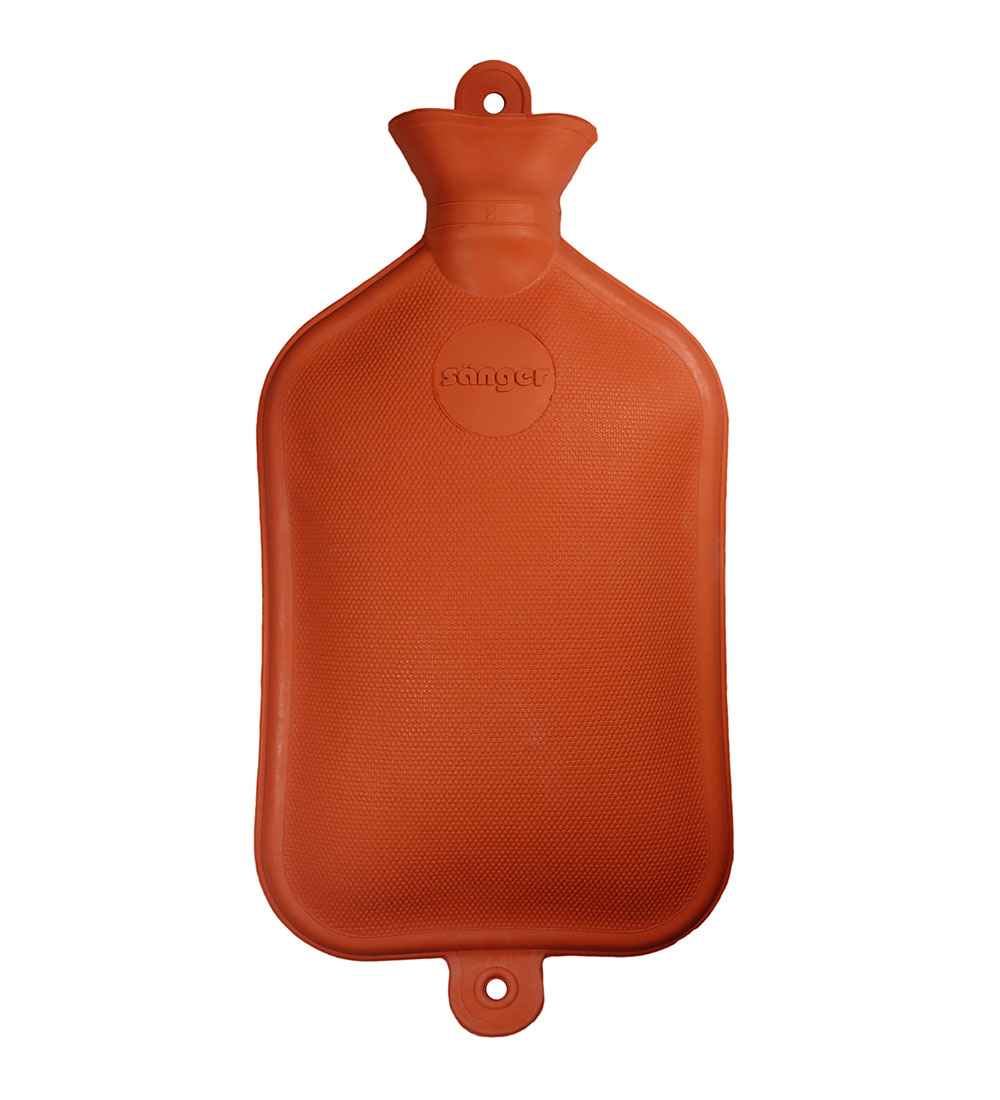 orange giant hot water bottle